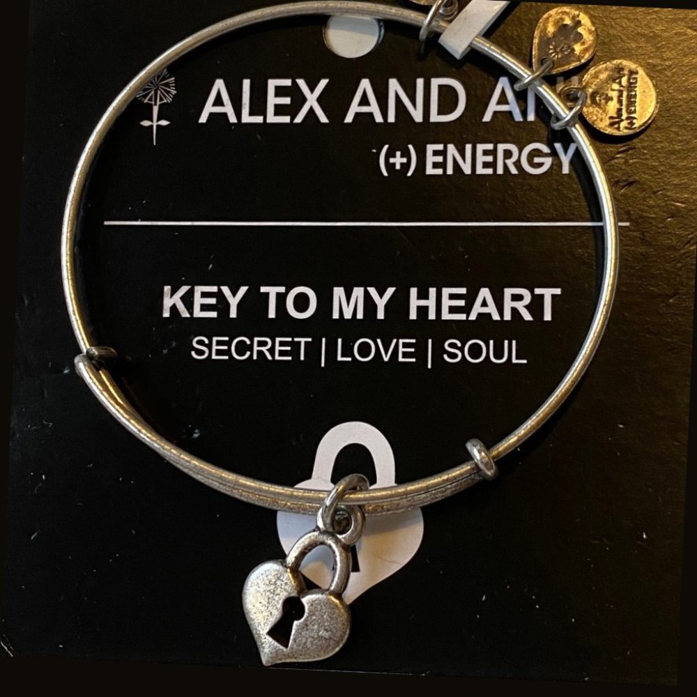 Alex and Ani Key to Expandable Bangle Bracelet